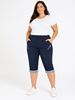 Picture of CURVY GIRL STRETCH BERMUDA ELASTICATED WAIST